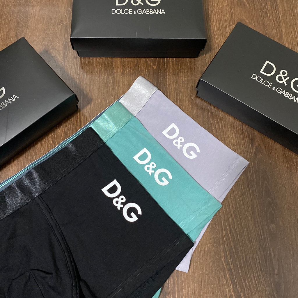 Cotton Men's Boxer Briefs - 3-Piece Box