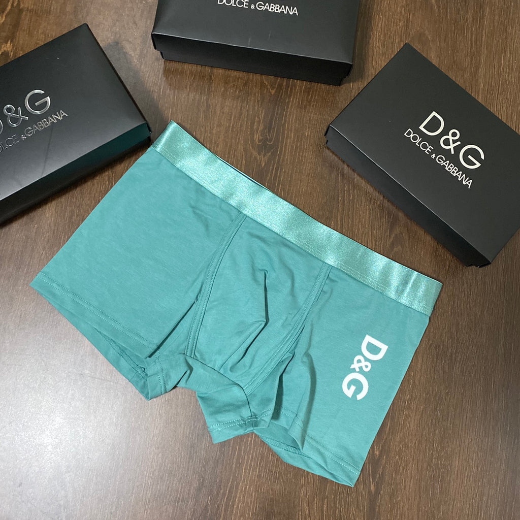Dolce & Gabbana Clean Wordmark Details Men's Boxer Briefs - 3-Piece Box