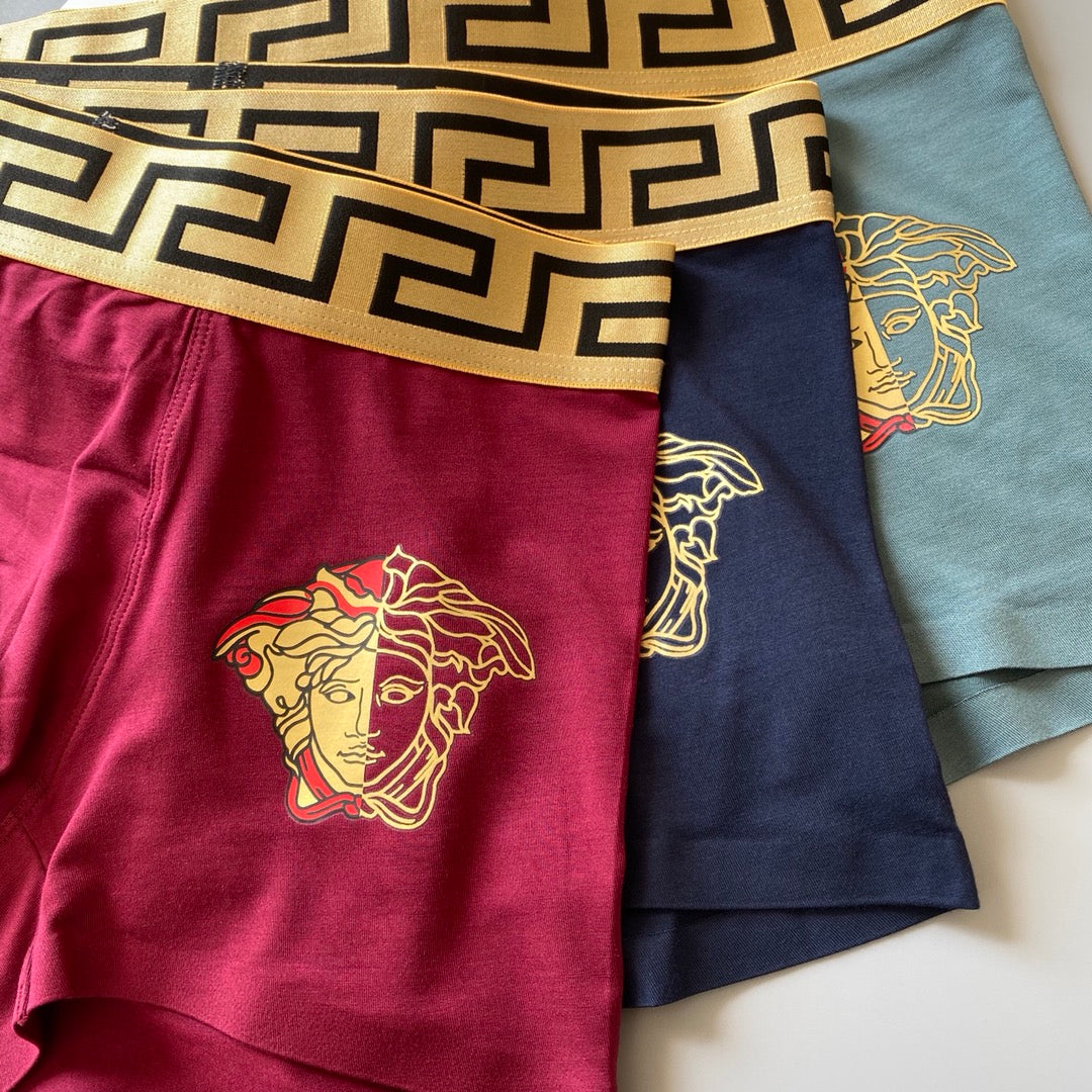 Versace Modal Men's Boxer Briefs - 3-Piece Box