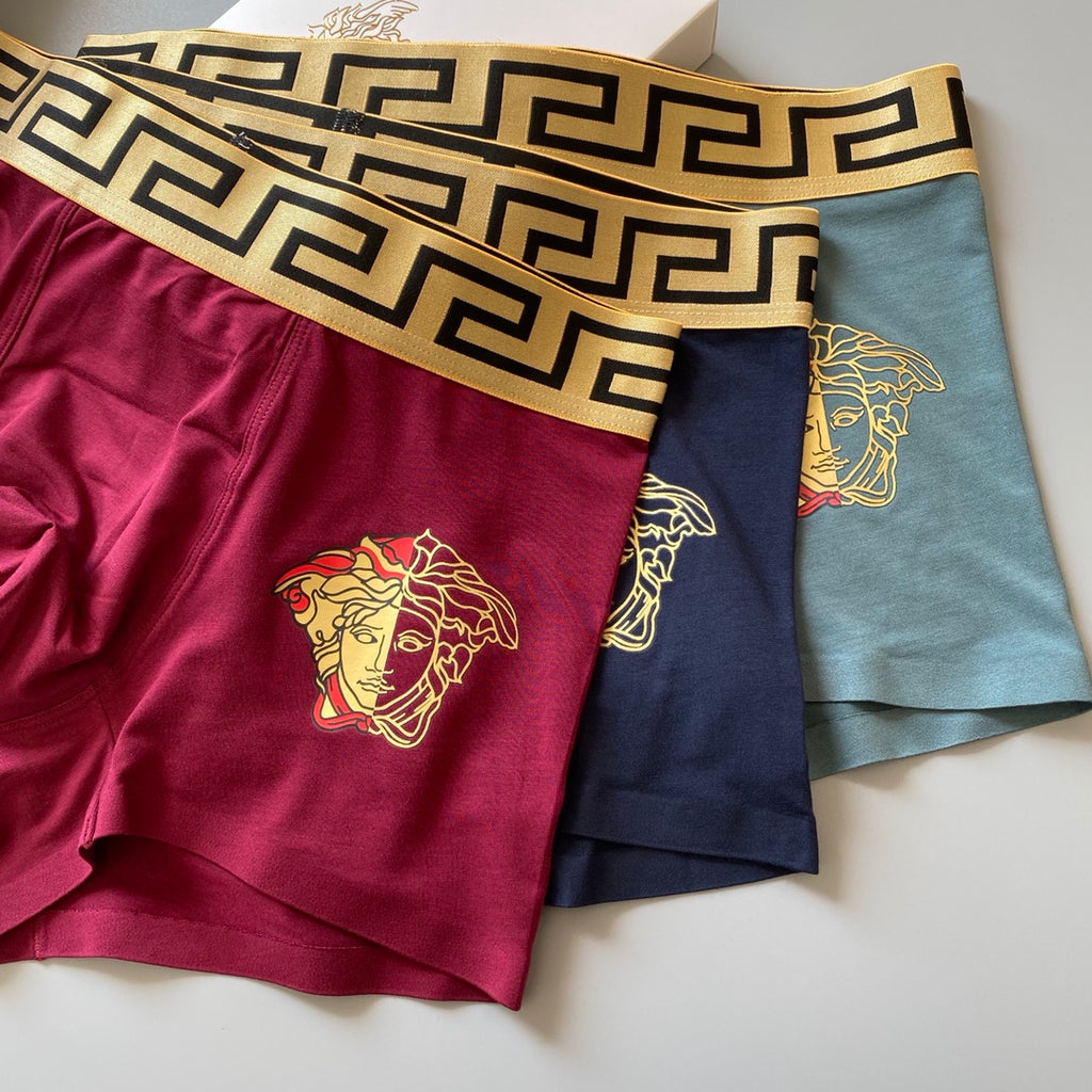 Versace Modal Men's Boxer Briefs - 3-Piece Box