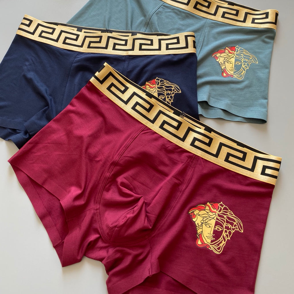 Versace Modal Men's Boxer Briefs - 3-Piece Box