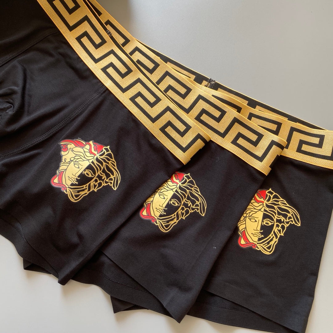 Versace Modal Men's Boxer Briefs - 3-Piece Box