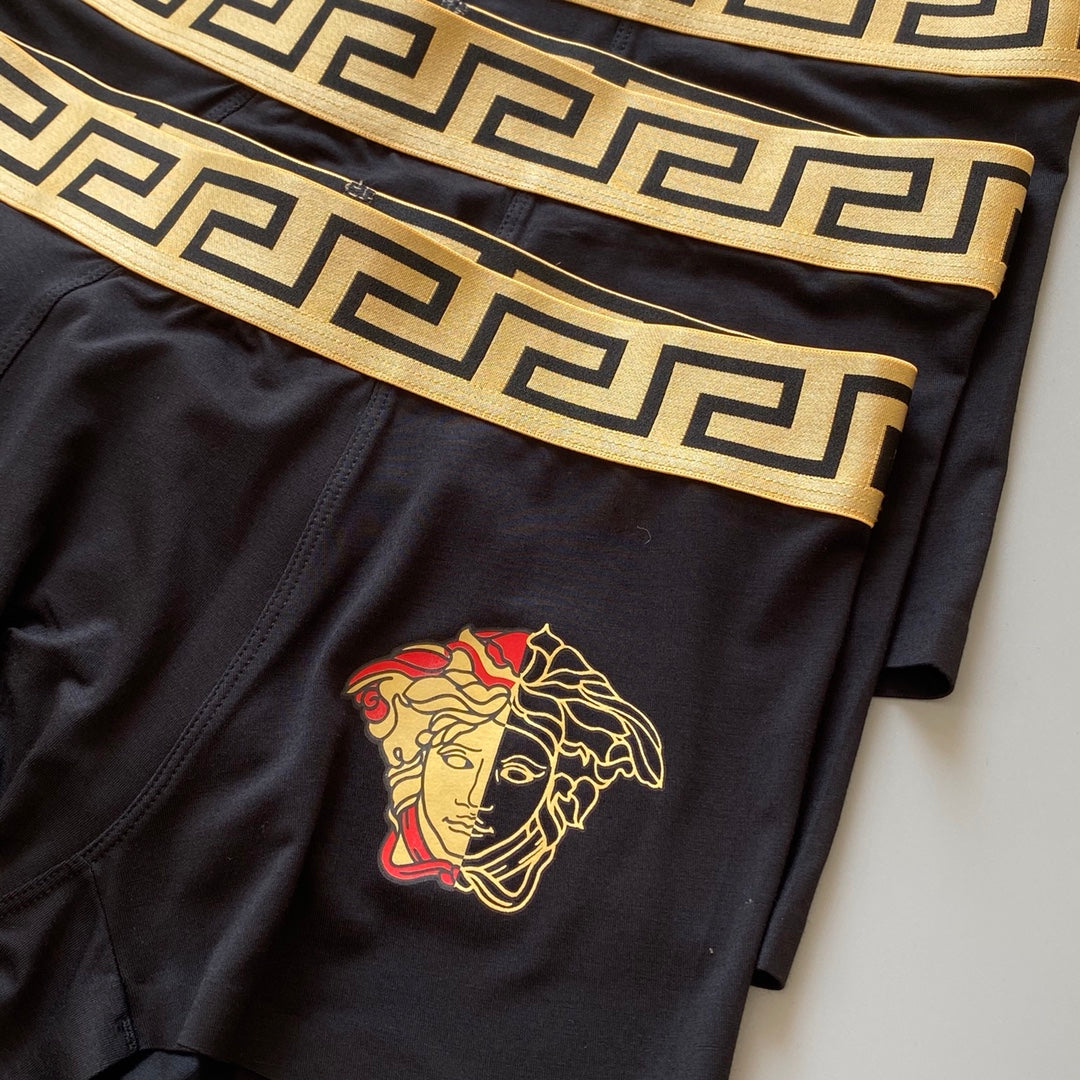 Versace Modal Men's Boxer Briefs - 3-Piece Box