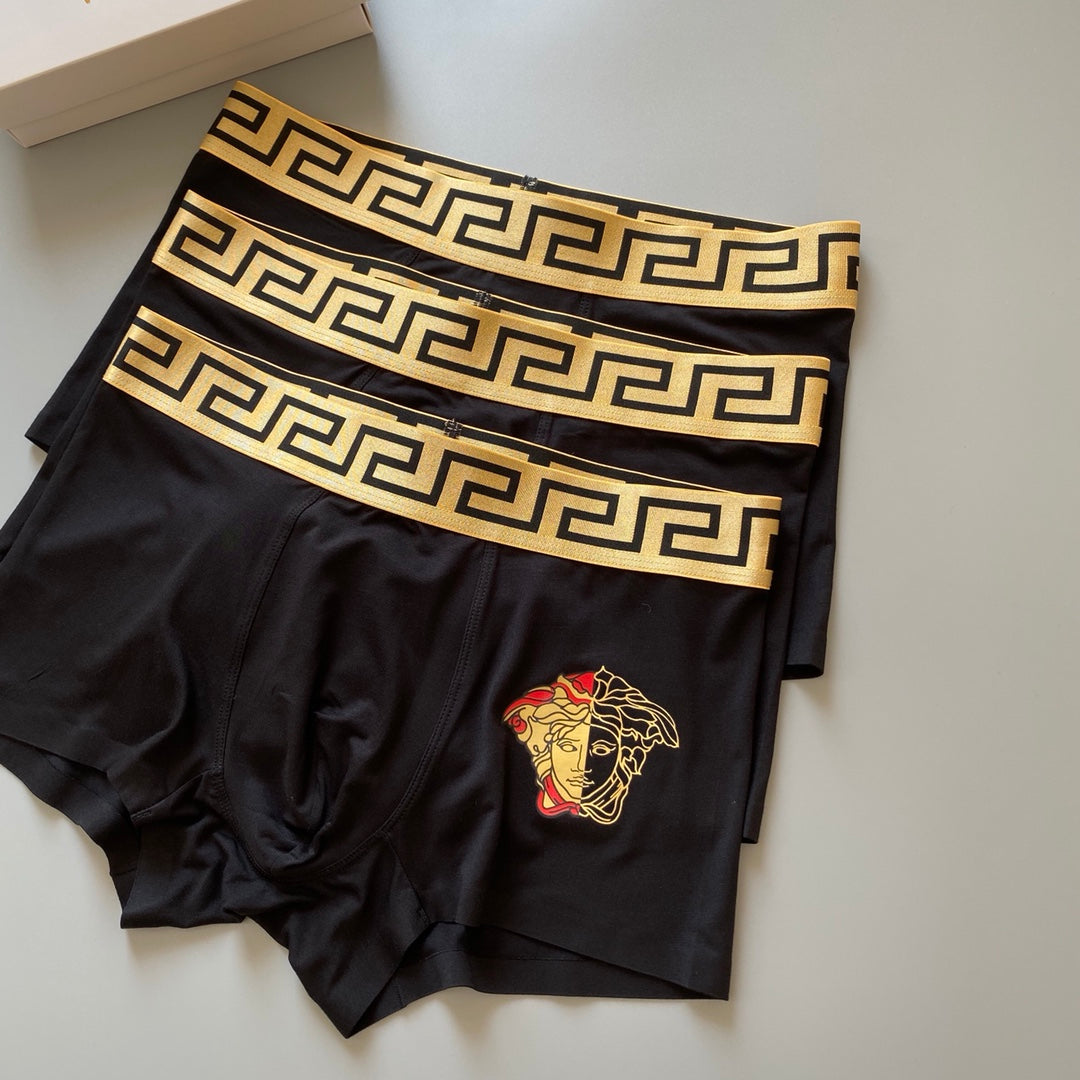 Versace Modal Men's Boxer Briefs - 3-Piece Box