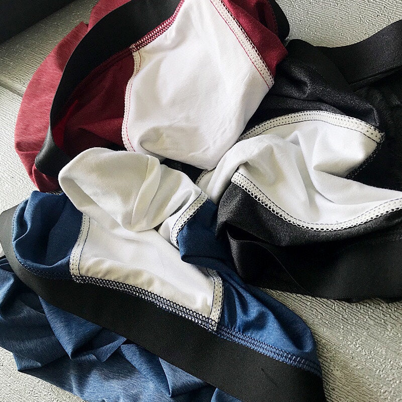 Prada Visible Colour, Waistband And Emblem Details Men's Boxer Briefs - 3-Piece Box