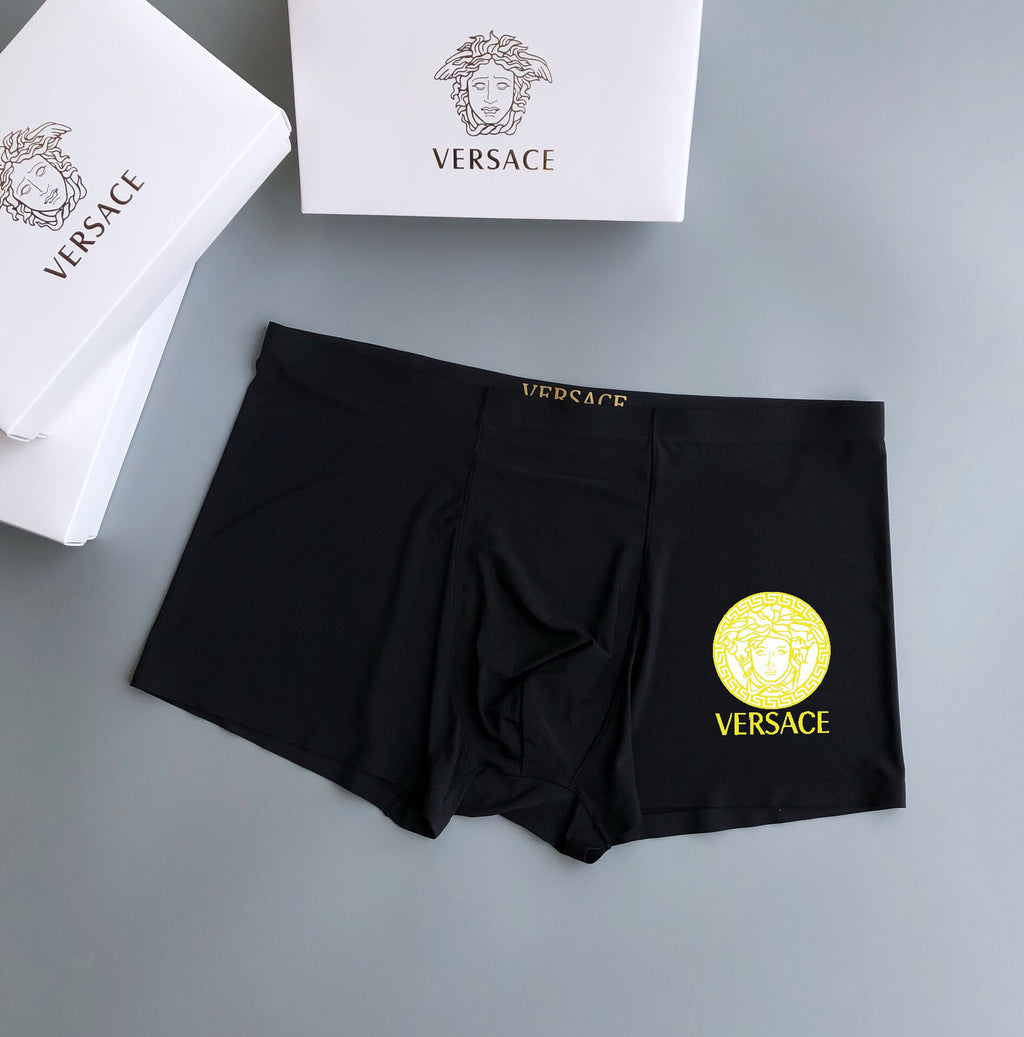 Versace Milk-Silk Men's Boxer Briefs - 3-Piece Box