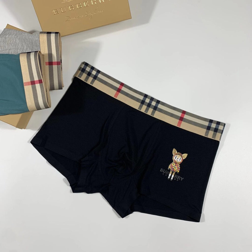 Burberry Modal Men's Boxer Briefs - 3-Piece Box