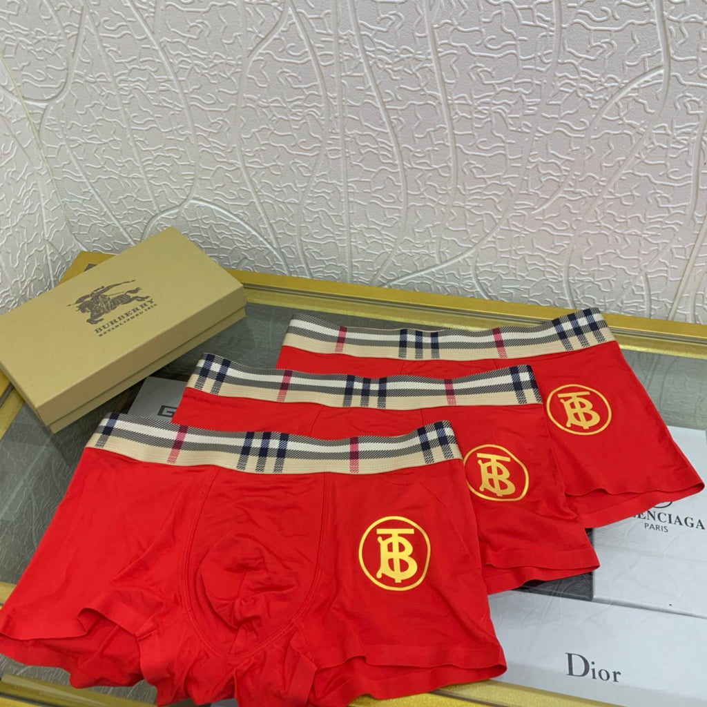 Burberry Modal Men's Boxer Briefs - 3-Piece Box