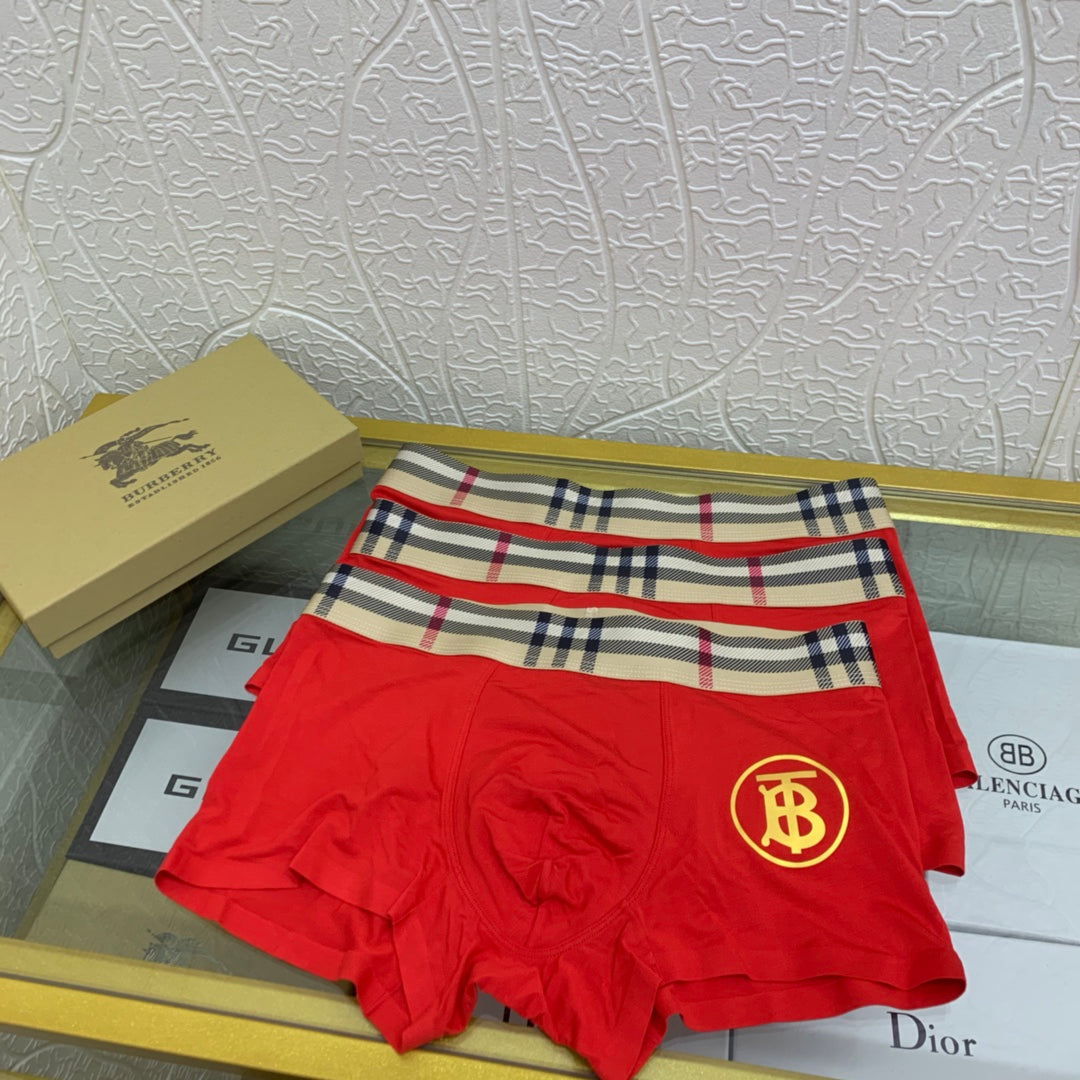 Burberry Modal Men's Boxer Briefs - 3-Piece Box