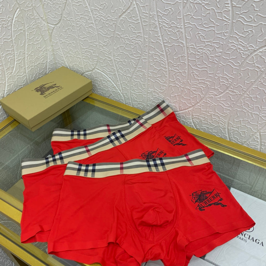 Burberry Modal Men's Boxer Briefs - 3-Piece Box