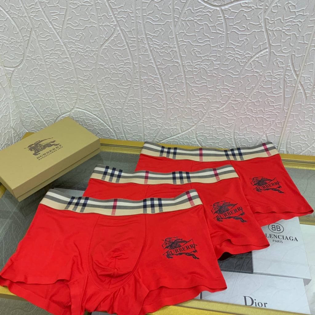 Burberry Modal Men's Boxer Briefs - 3-Piece Box