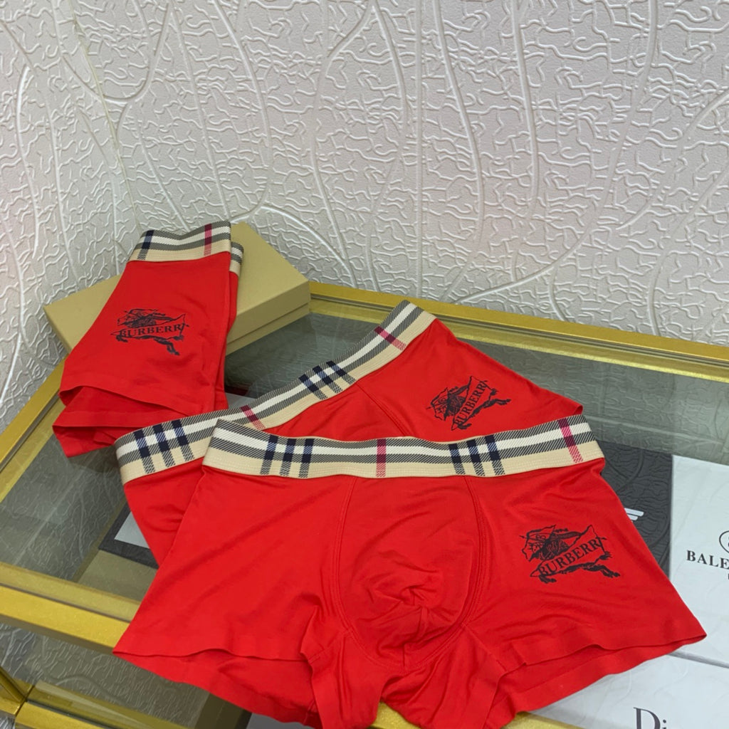 Burberry Modal Men's Boxer Briefs - 3-Piece Box