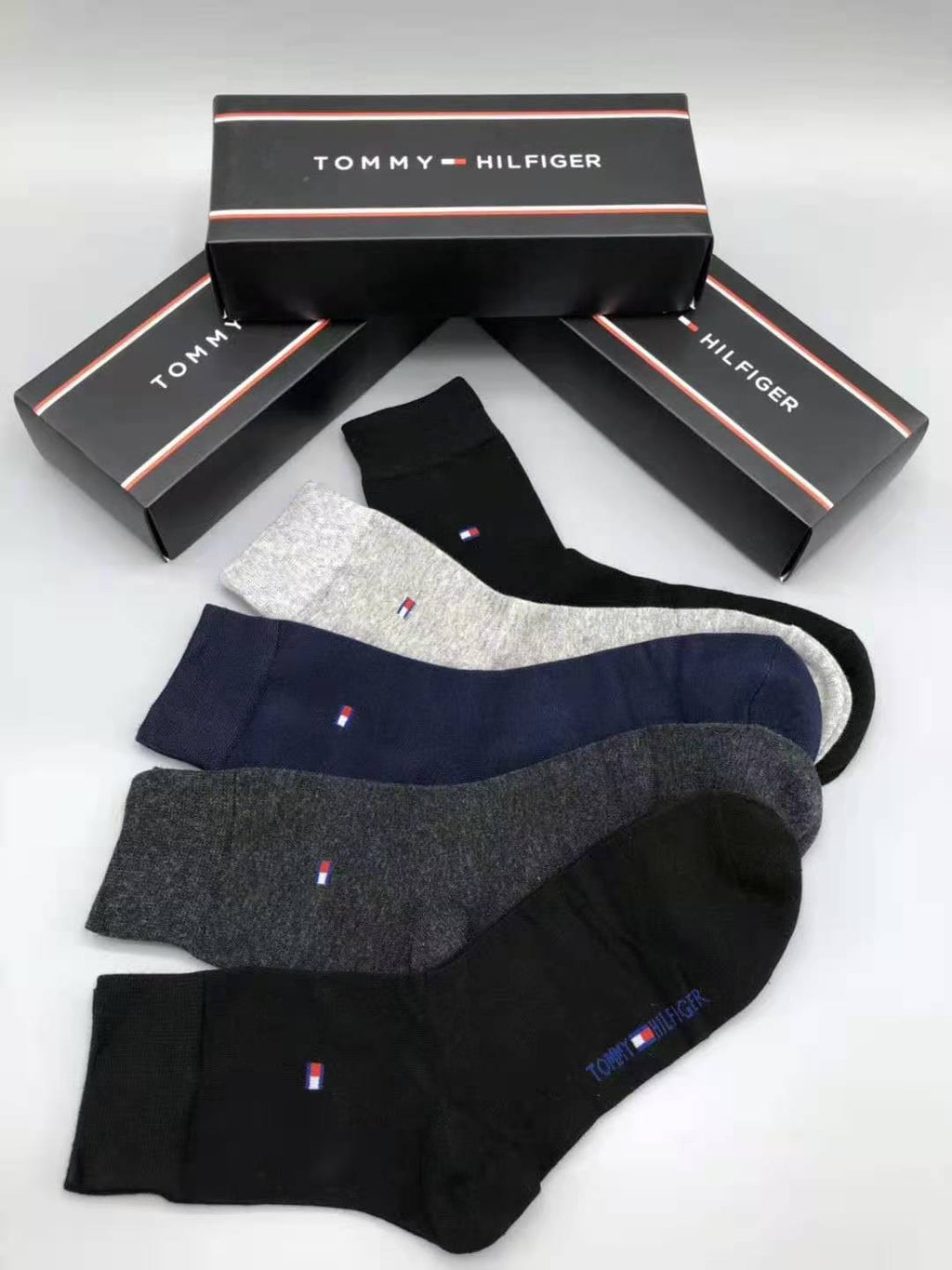 Tommy Hilfiger Small Flag Details Crew Socks