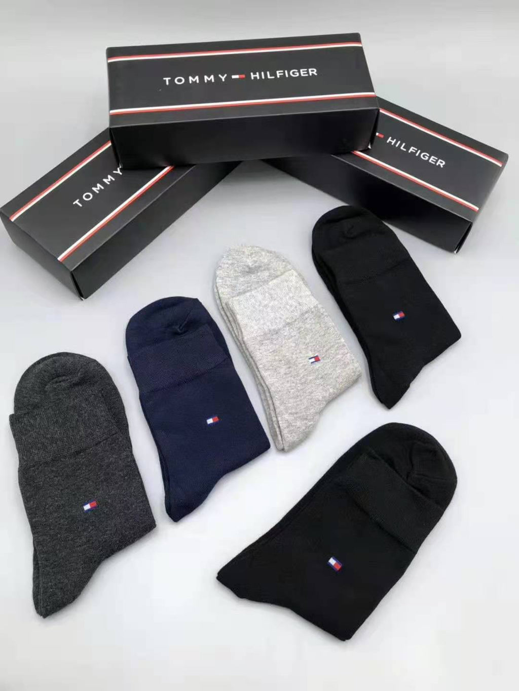 Tommy Hilfiger Small Flag Details Crew Socks