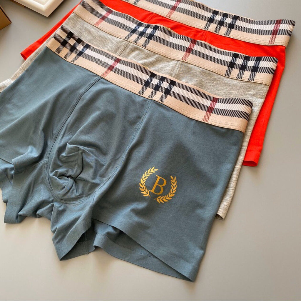 Burberry Modal Men's Boxer Briefs - 3-Piece Box