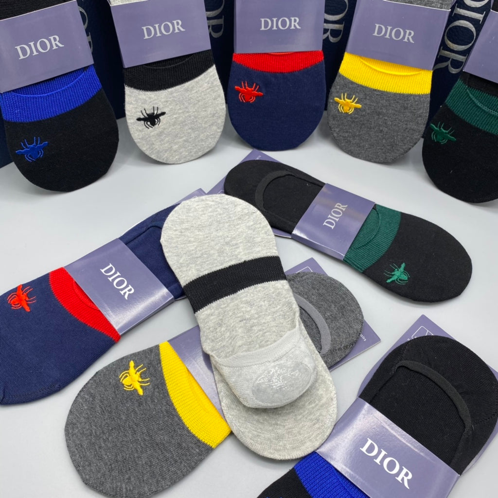 Dior Short Socks - 5-Pair Pack