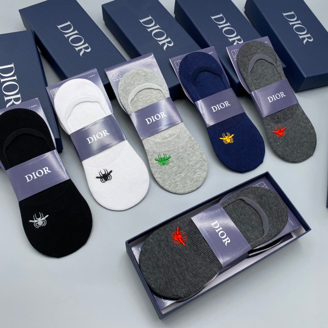 Dior Small Star Details No-Show Socks