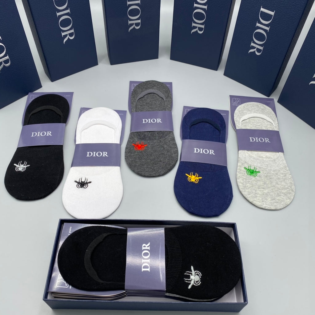 Dior Small Star Details No-Show Socks