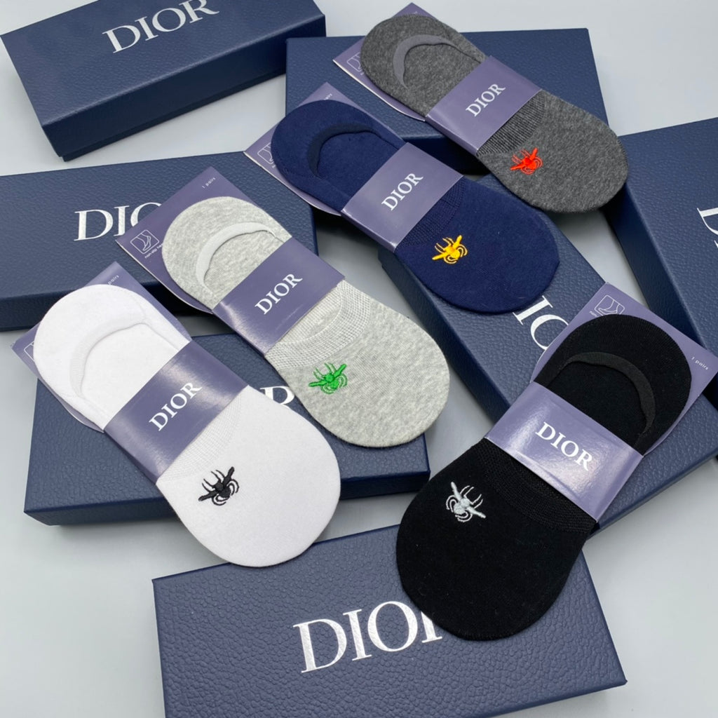 Dior Small Star Details No-Show Socks