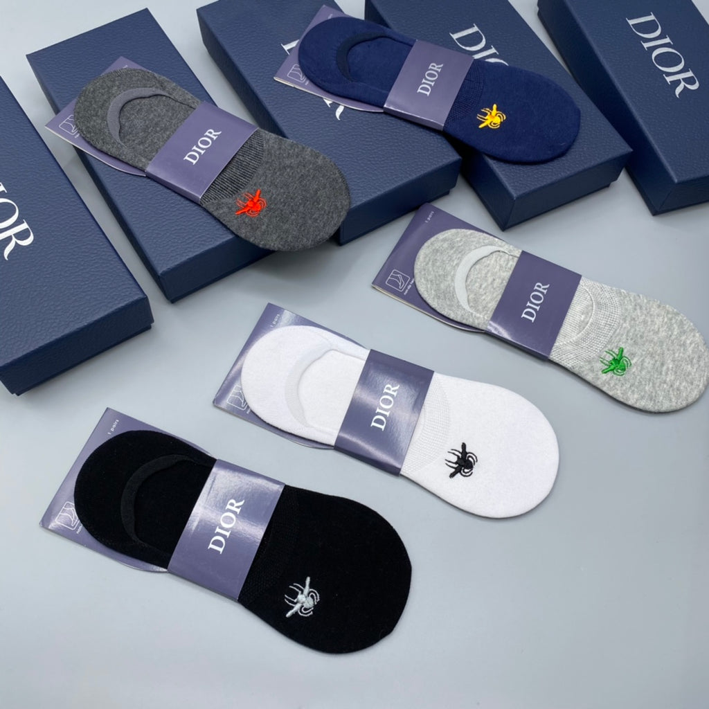 Dior Small Star Details No-Show Socks