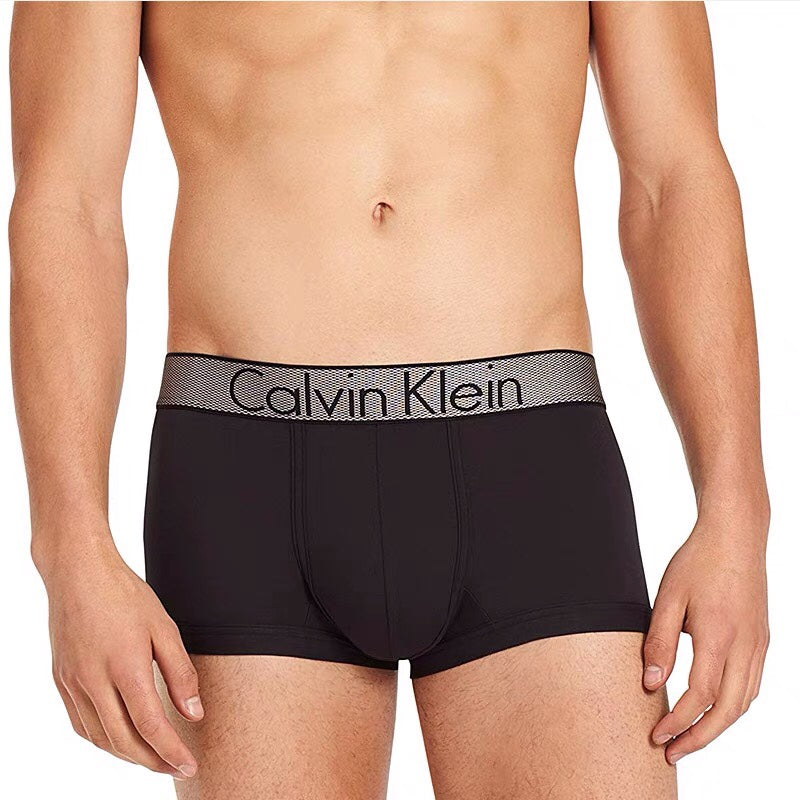 Calvin Klein Modal-cotton blend Visible Colour, Waistband And Emblem Details Men's Boxer Briefs - 3-Piece Box