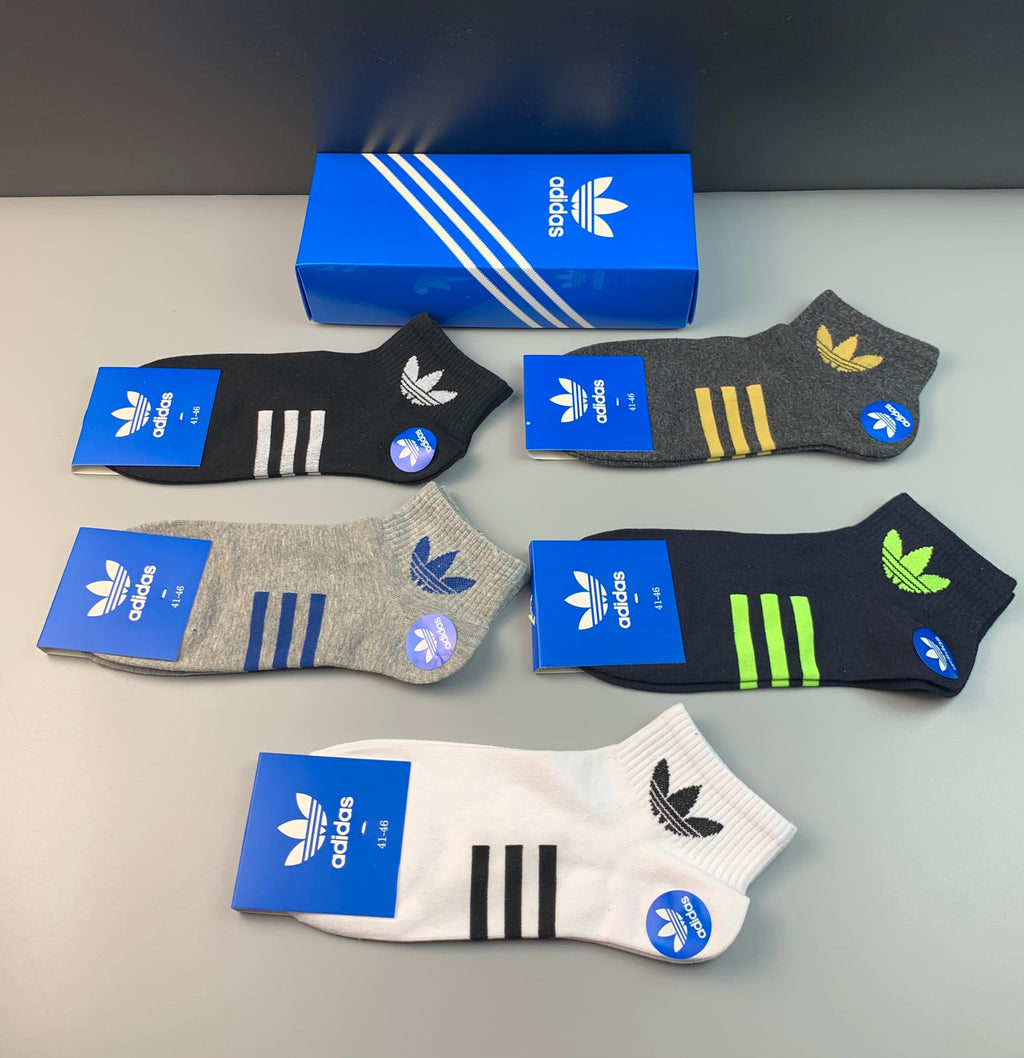 Adidas Cotton Breathable Socks – 5-Pair Pack