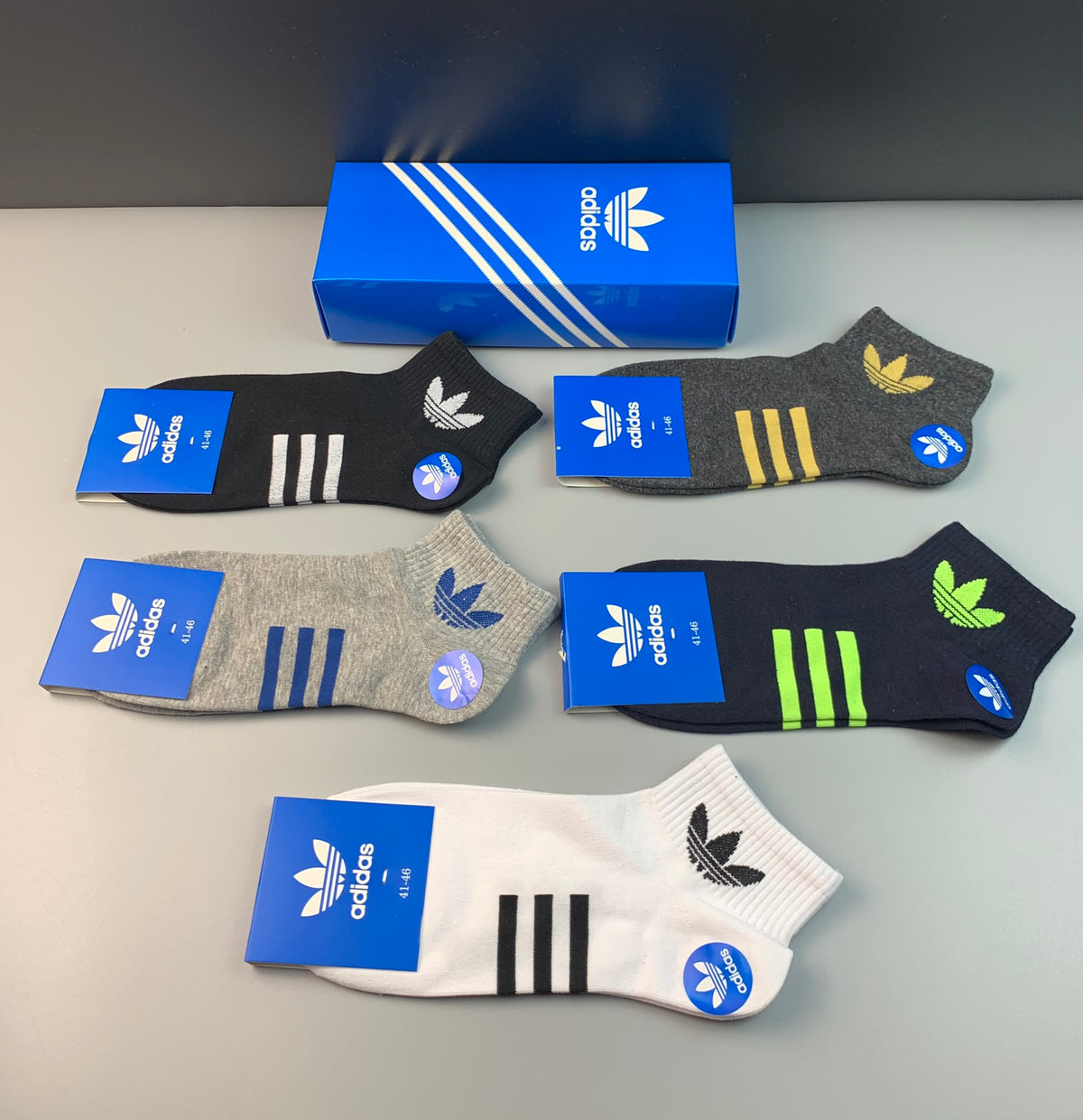 Adidas Cotton Breathable Socks – 5-Pair Pack