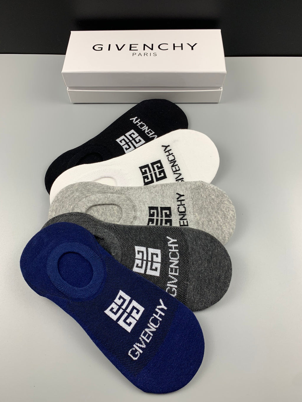 Givenchy Cotton Short Socks - 5-Pair Pack