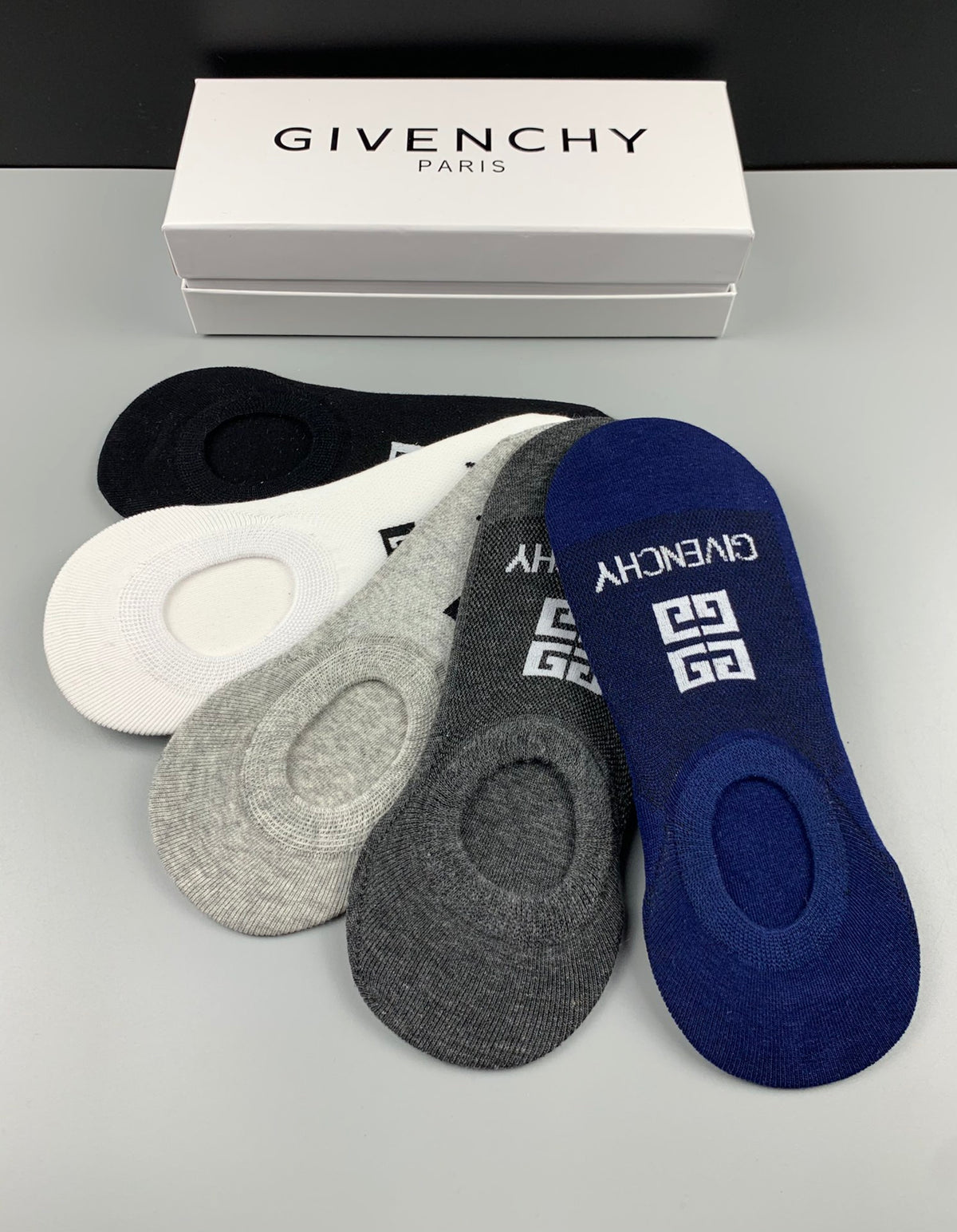 Givenchy Cotton Short Socks - 5-Pair Pack