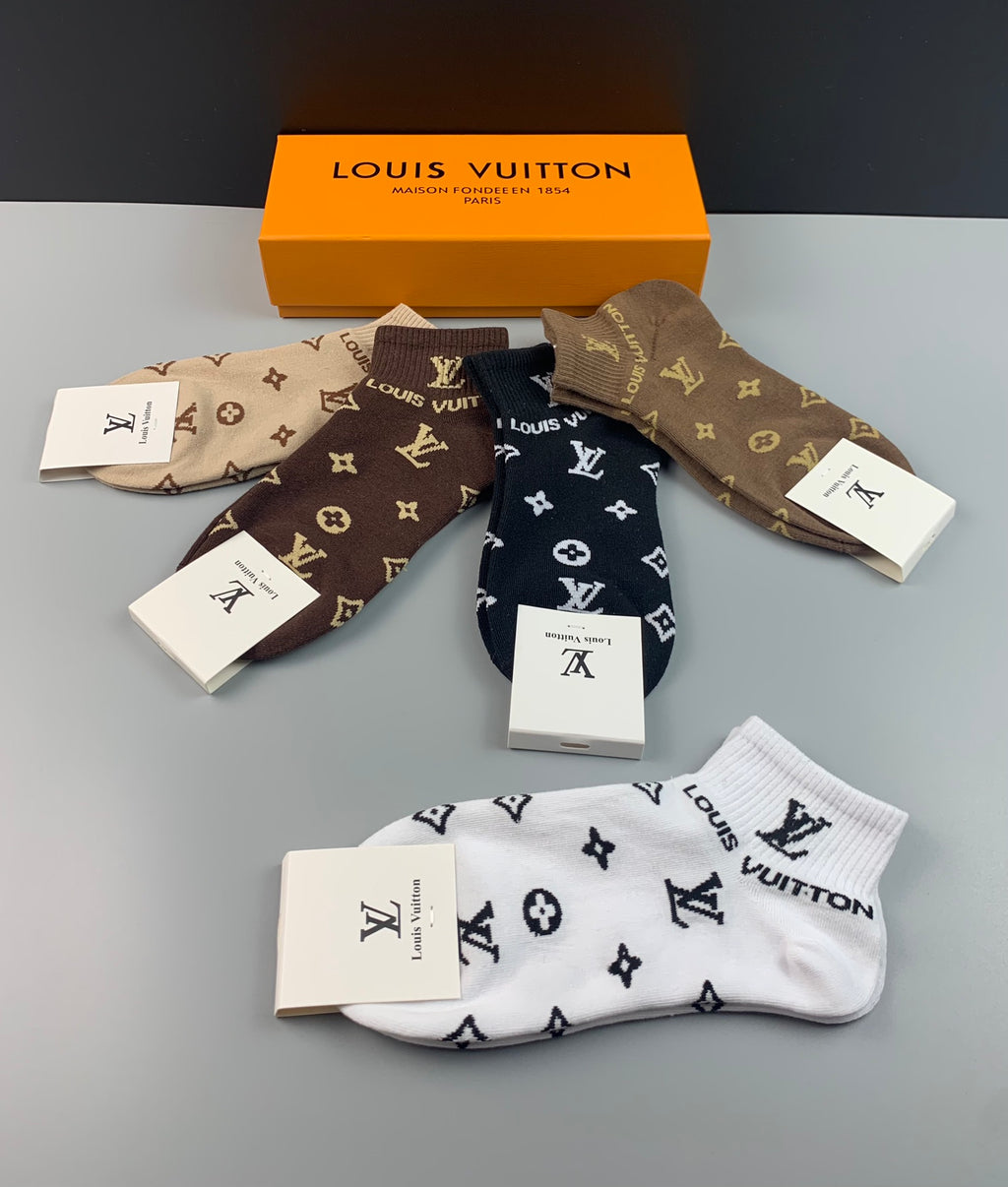 Louis Vuitton Cotton Socks - 5-Pair Pack