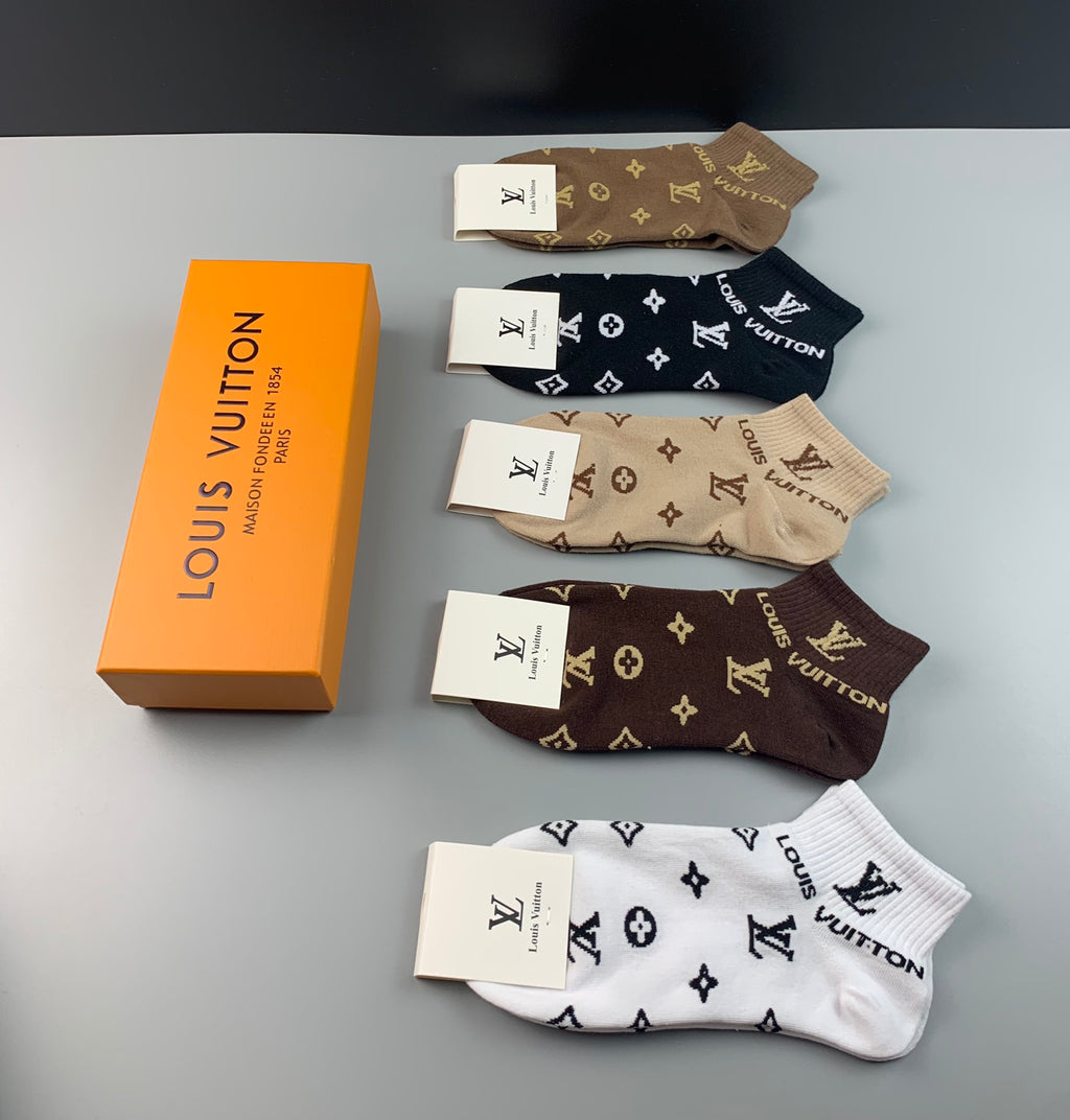 Louis Vuitton Cotton Socks - 5-Pair Pack