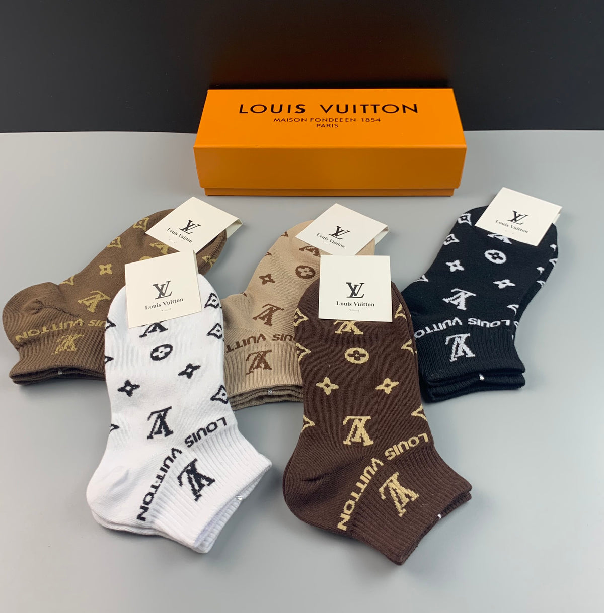 Louis Vuitton Cotton Socks - 5-Pair Pack