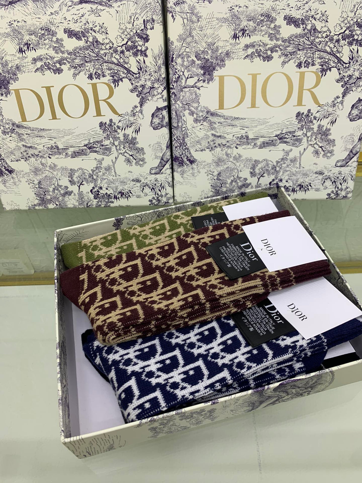 Dior Cotton Socks - 5-Pair Pack