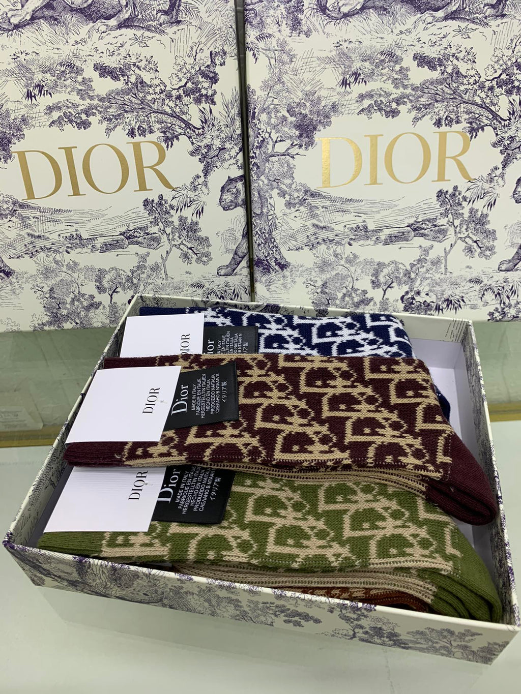 Dior Cotton Socks - 5-Pair Pack