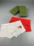 Gucci Contrast Logo Waistbands Men's Boxer Briefs - 3-Piece Box