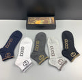 Gucci Gold-Tone Emblems No-Show Socks - 5-Pair Set