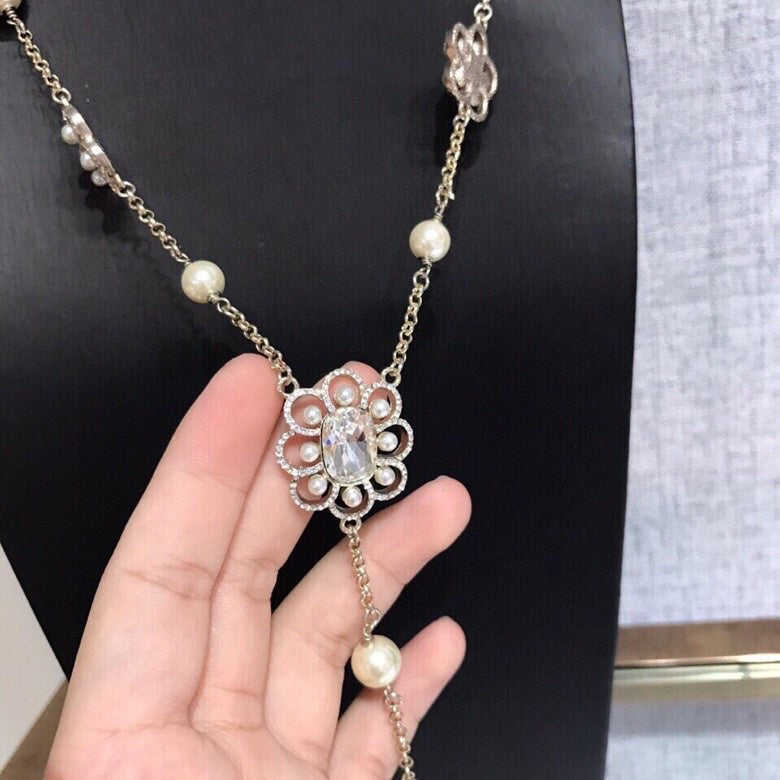 Signature Emblem Pendant Necklace in Polished Metal-Tone – Design 009 main product view