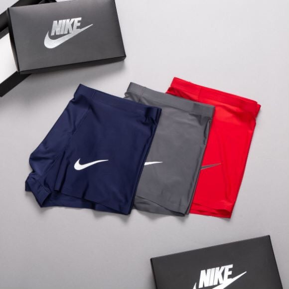 Nike Visible Branded Waistband Or Emblem Details Men's Boxer Briefs - 3-Piece Box