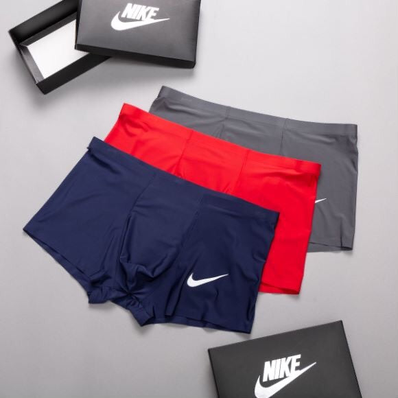 Nike Visible Branded Waistband Or Emblem Details Men's Boxer Briefs - 3-Piece Box