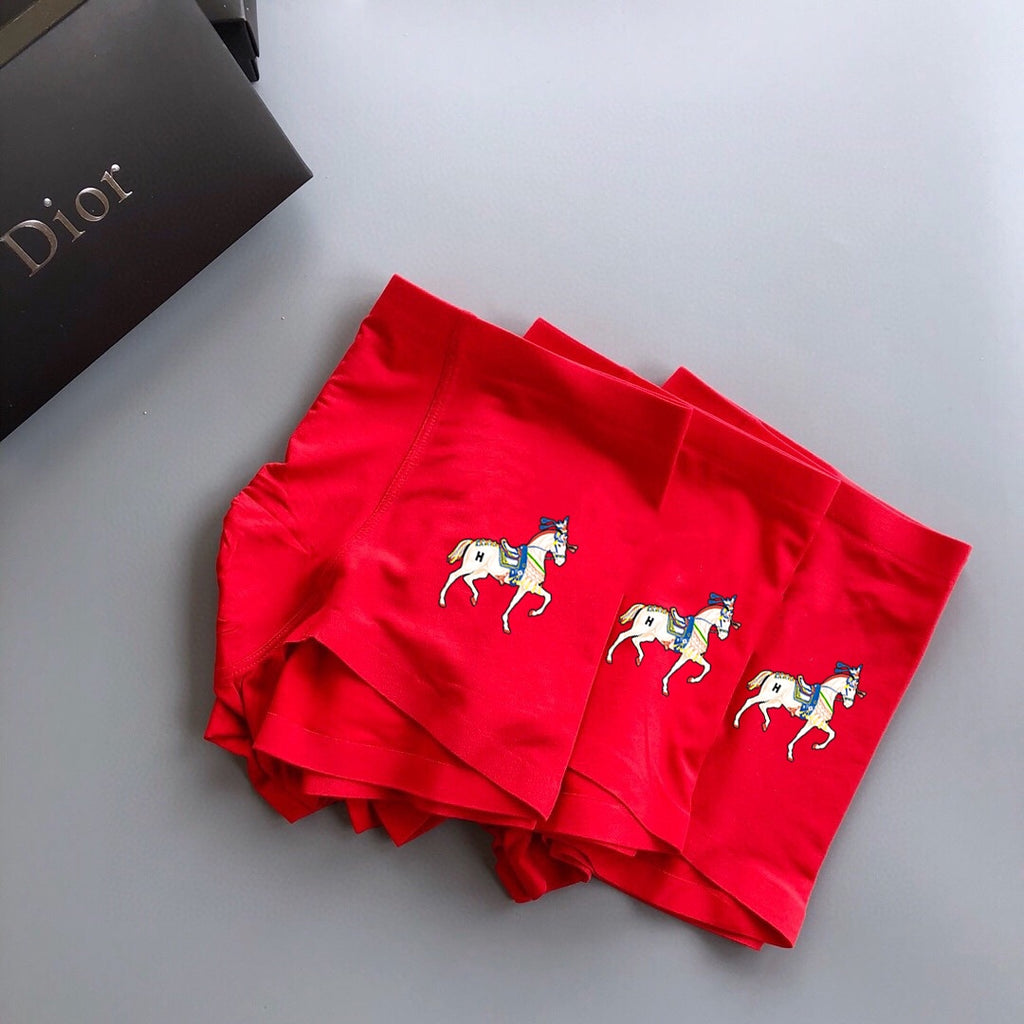 Hermes Modal Men's Boxer Briefs - 3-Piece Box