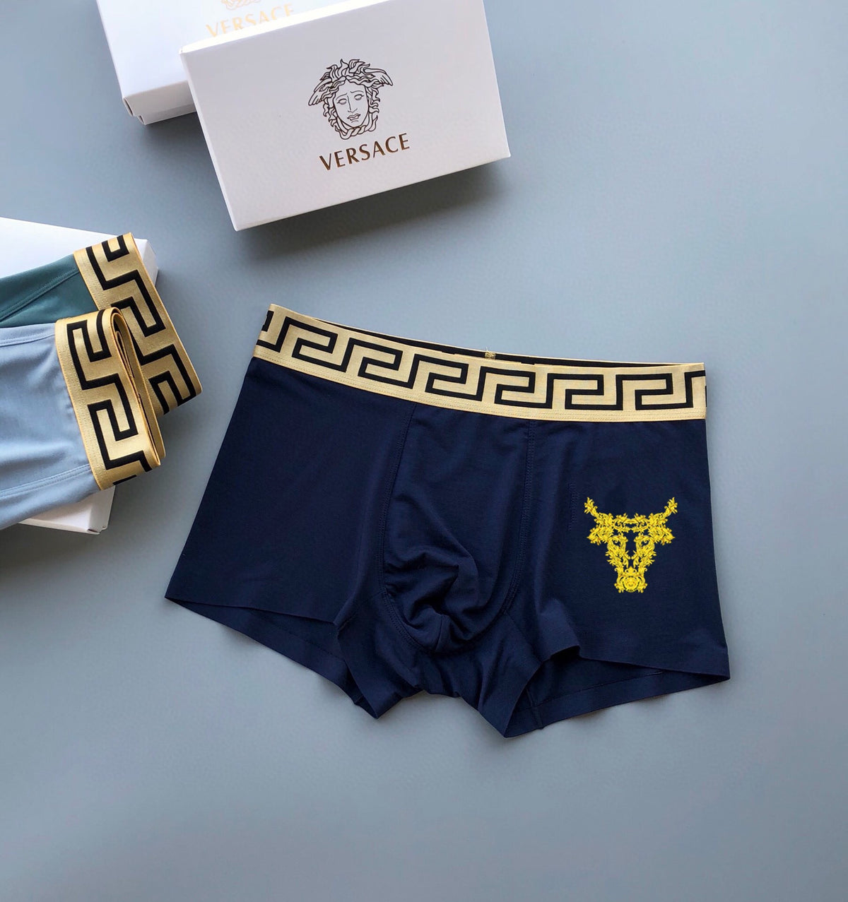 Versace Modal Men's Boxer Briefs - 3-Piece Box