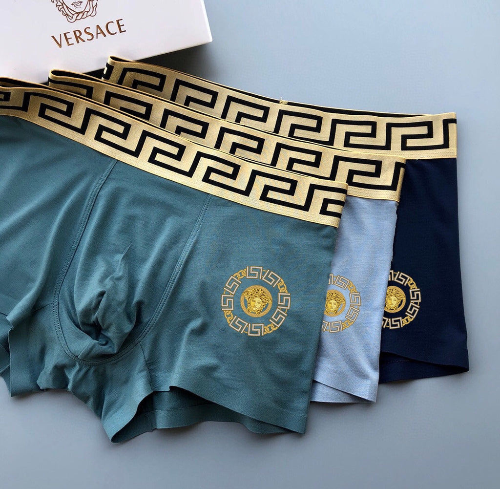Versace Heritage Crest Boxer Briefs 3-Piece Box Collection