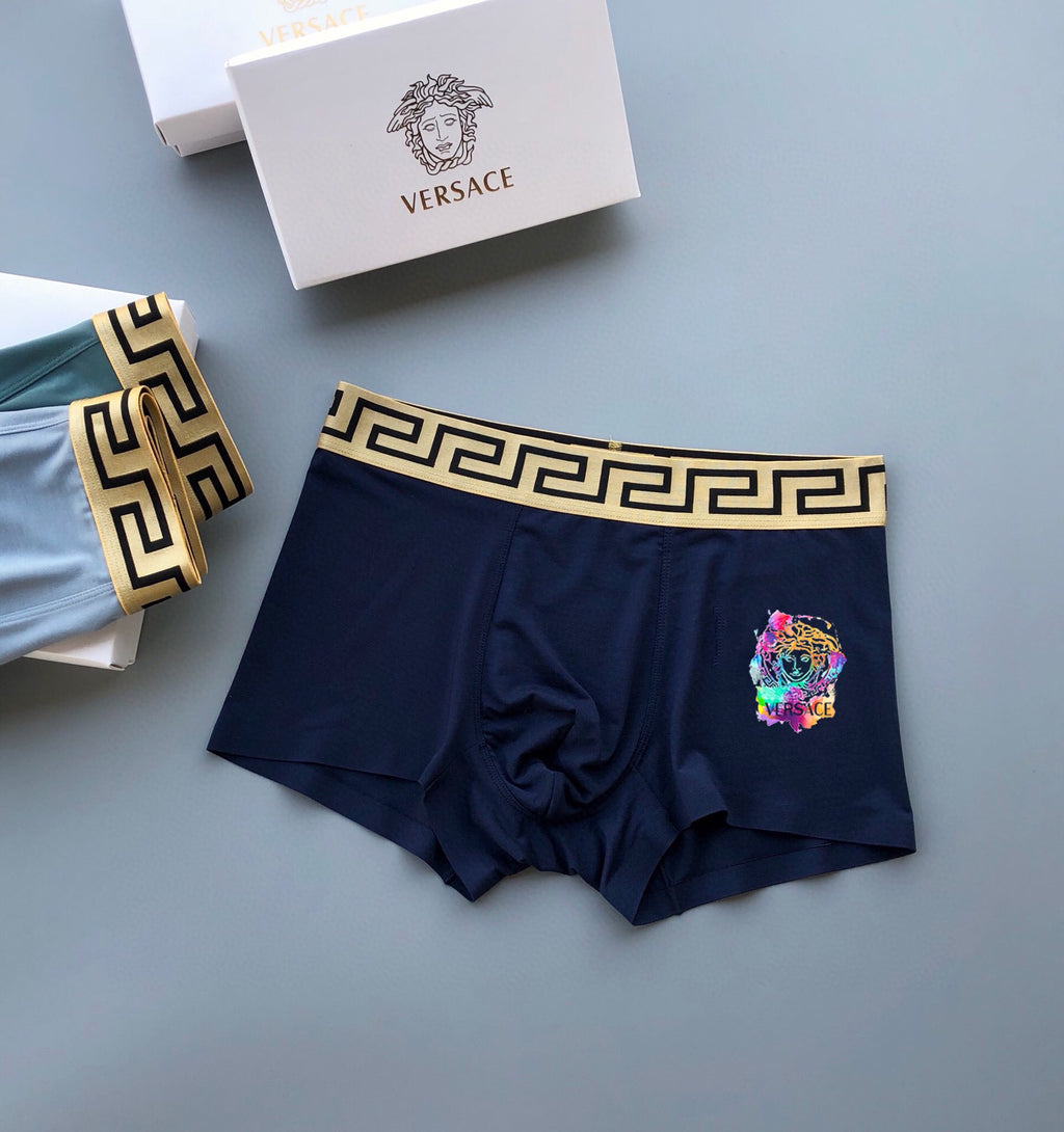 Versace Modal Men's Boxer Briefs - 3-Piece Box