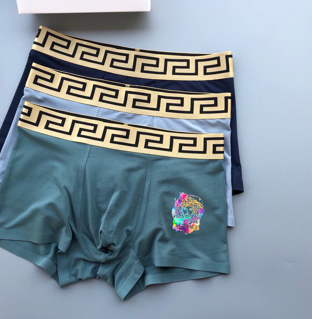 Versace Modal Men's Boxer Briefs - 3-Piece Box