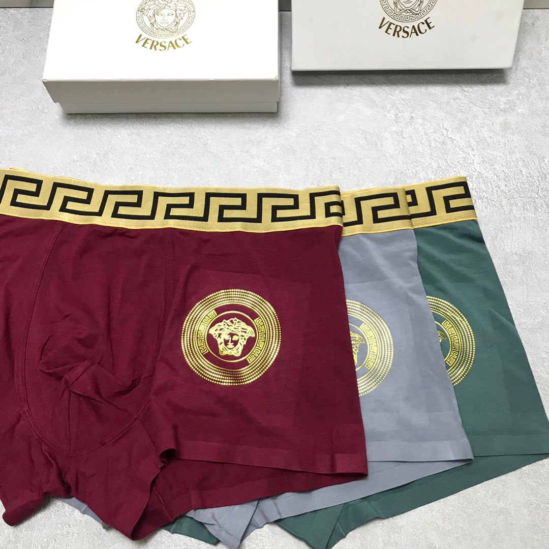 Versace Modal Men's Boxer Briefs - 3-Piece Box