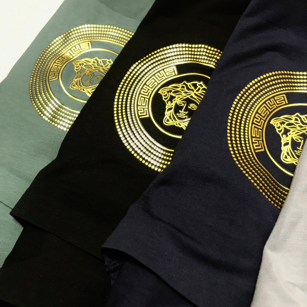 Versace Black Medallion Boxer Briefs 3-Piece Box Collection
