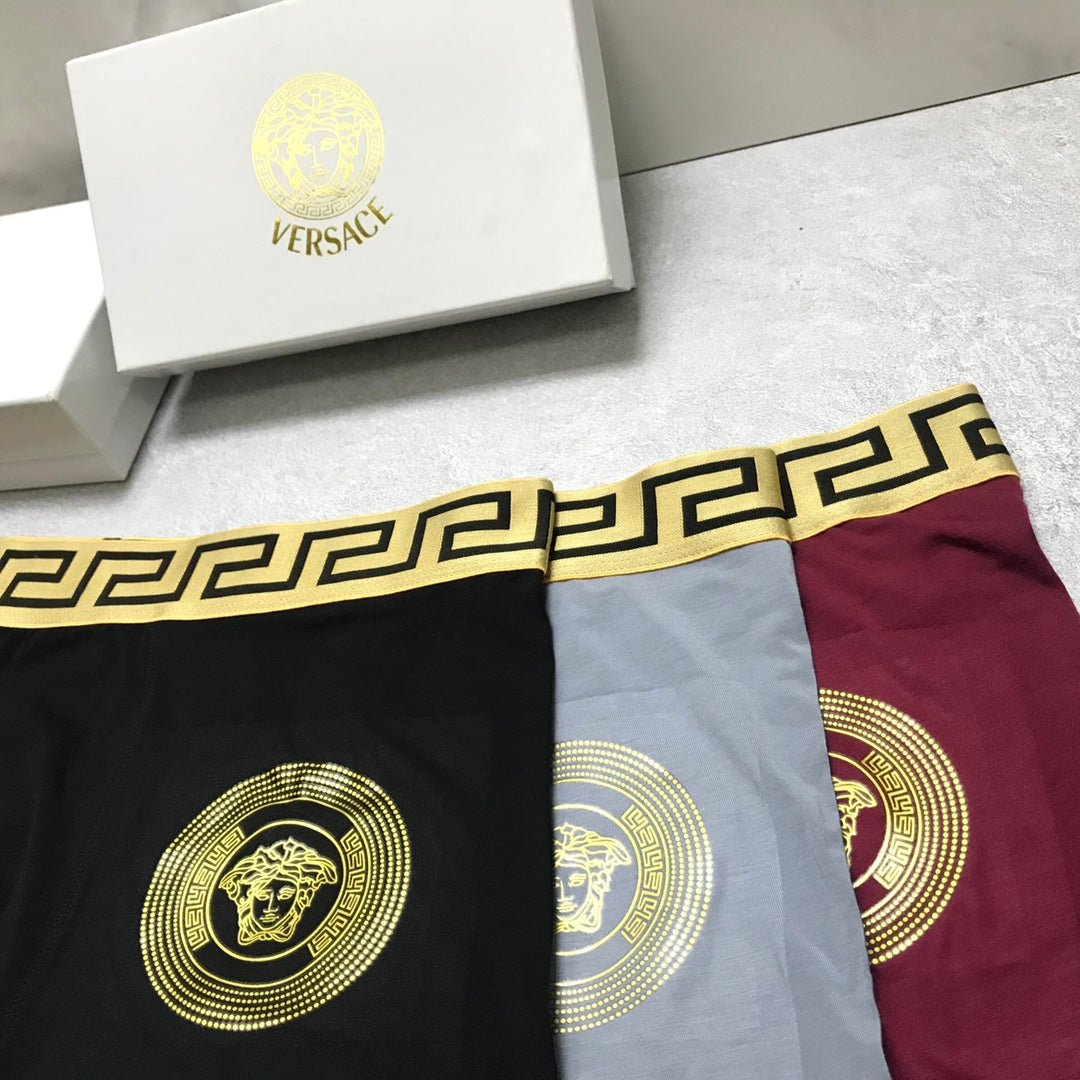 Versace Modal Men's Boxer Briefs - 3-Piece Box