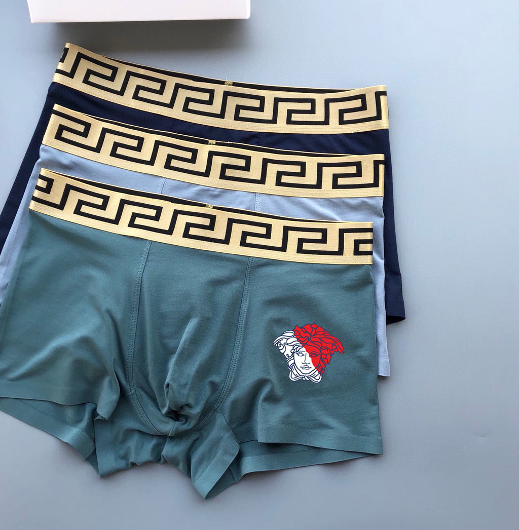 Versace Modal Men's Boxer Briefs - 3-Piece Box