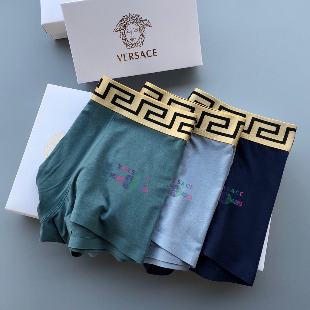 Versace Multicolour Print Boxer Briefs 3-Piece Box Collection
