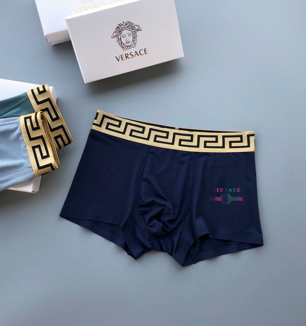 Versace Multicolour Print Boxer Briefs 3-Piece Box Collection